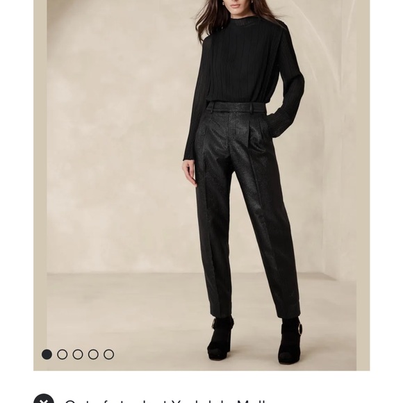 Banana Republic Luci Slim Lurex pants - Picture 3 of 4